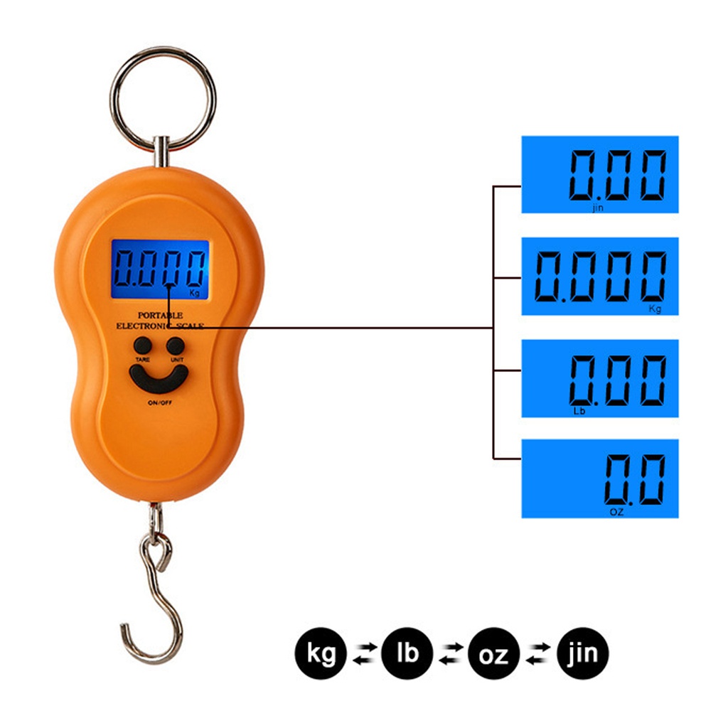 家用电子秤手提电子称迷你手提秤便携式手提称公斤克重称电子克秤