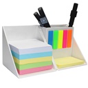 创意折叠便签盒 四方立体便利贴带笔筒彩色PET组合定制LOGO
