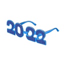 新品跨境 2022数字眼镜 派对搞怪 跨年新年眼镜道具聚会用品