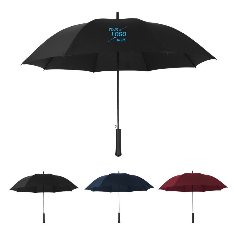 自动雨伞印logo超大广告伞 全纤维大号长柄高尔夫伞直杆雨伞批发