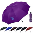 男士商务十骨雨伞三折叠伞大号遮雨伞印制LOGO广告伞