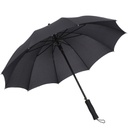 OUH0004 新款加固加大防风雨伞自动晴雨伞厂家印制logo广告伞直杆长柄雨伞