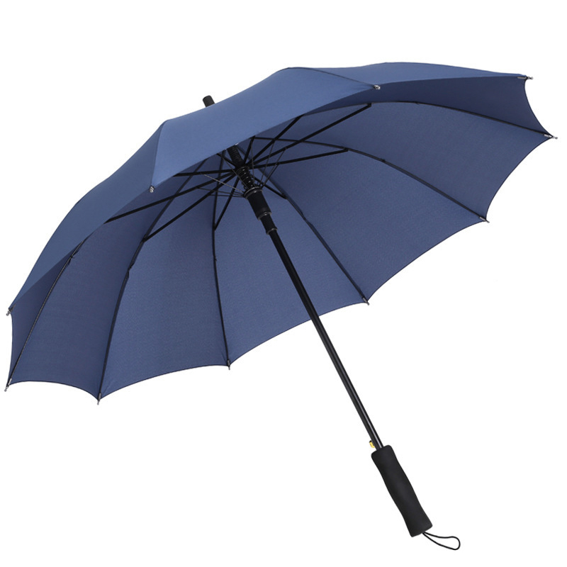 OUH0004 新款加固加大防风雨伞自动晴雨伞厂家印制logo广告伞直杆长柄雨伞