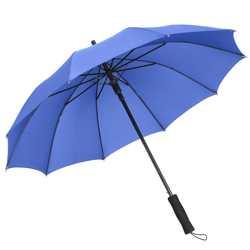 OUH0004 新款加固加大防风雨伞自动晴雨伞厂家印制logo广告伞直杆长柄雨伞