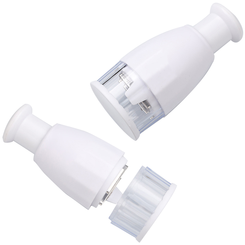 新款日用百货捣蒜器塑料手动压蒜器不锈钢拍拍刀厨房小工具剥蒜器