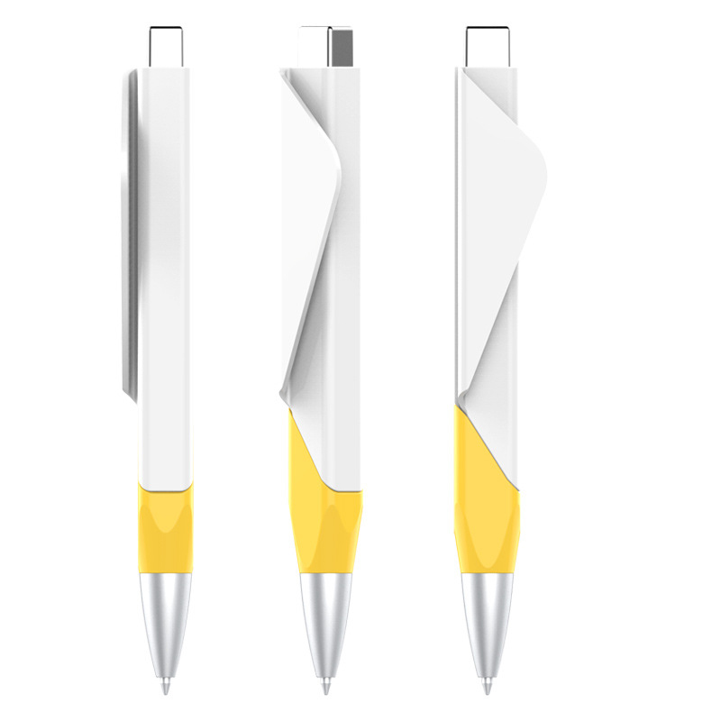 F512086 亚奇工厂Fold创意方形圆珠笔 定制展会广告笔 可印二维码logo