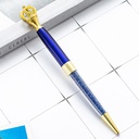 皇冠笔跨境新款 厂家定制学生创意时尚礼品笔 现货皇冠金属圆珠笔