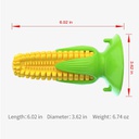 亚马逊爆款狗狗玩具玉米磨牙棒耐咬洁齿狗牙刷磨牙棒漏食球狗咬胶