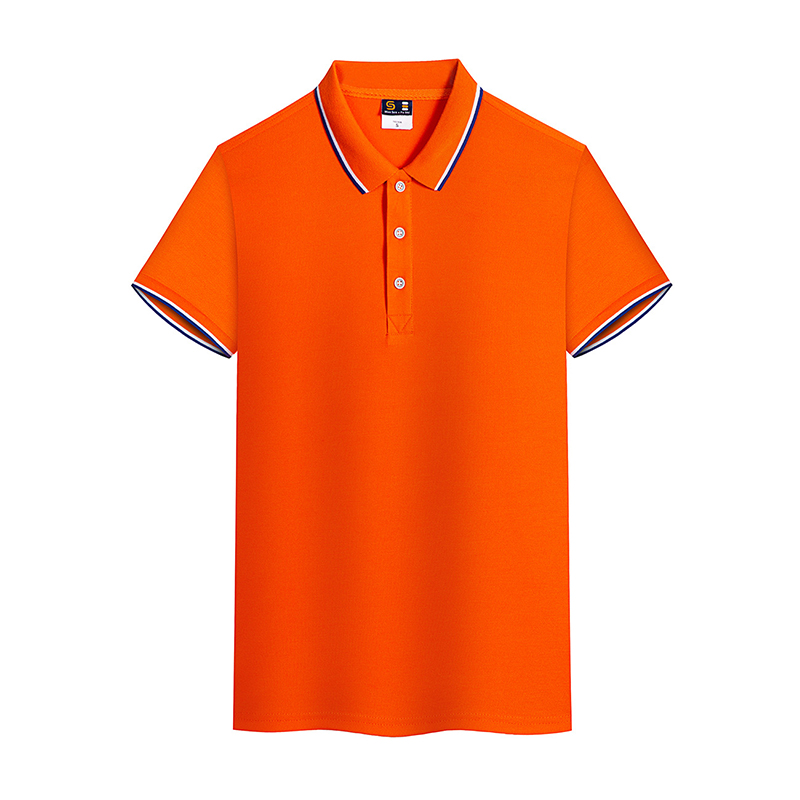 清凉一夏爽肤翻领短袖文化衫广告衫团体工作服活动服支持印制logo