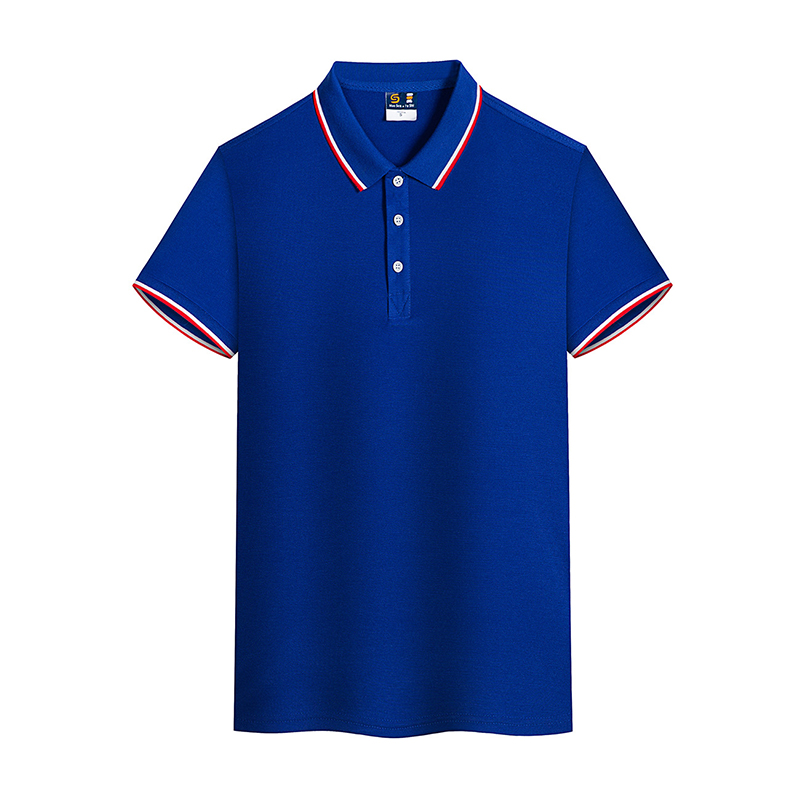 清凉一夏爽肤翻领短袖文化衫广告衫团体工作服活动服支持印制logo