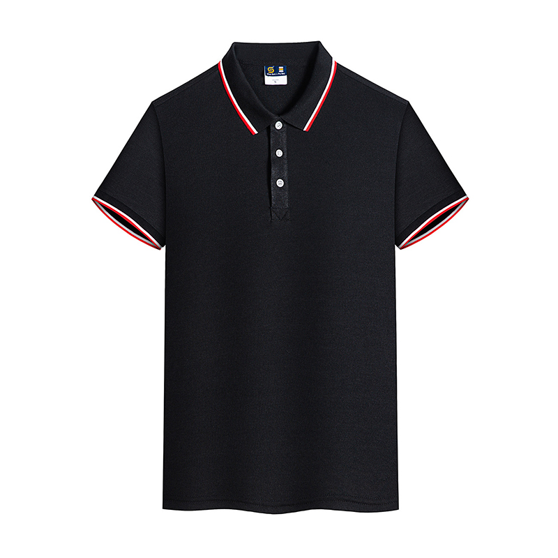 清凉一夏爽肤翻领短袖文化衫广告衫团体工作服活动服支持印制logo