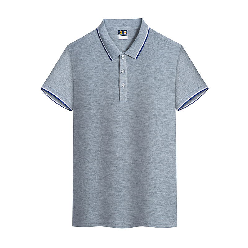 清凉一夏爽肤翻领短袖文化衫广告衫团体工作服活动服支持印制logo