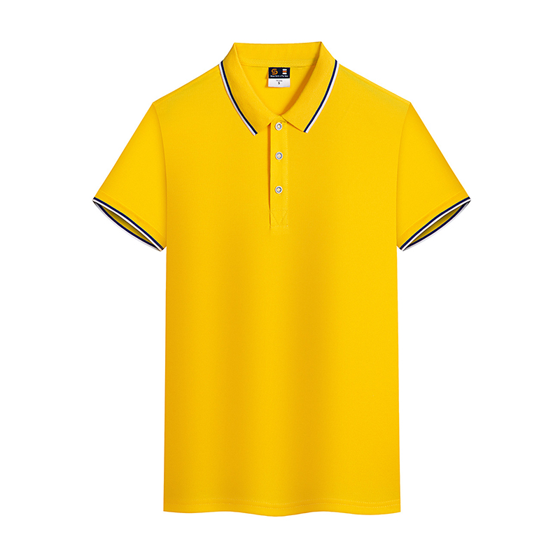 清凉一夏爽肤翻领短袖文化衫广告衫团体工作服活动服支持印制logo