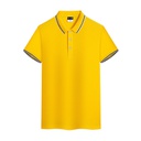 清凉一夏爽肤翻领短袖文化衫广告衫团体工作服活动服支持印制logo
