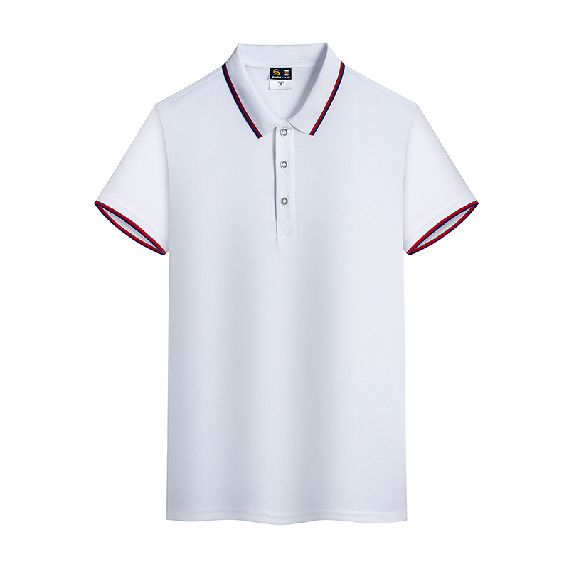 清凉一夏爽肤翻领短袖文化衫广告衫团体工作服活动服支持印制logo
