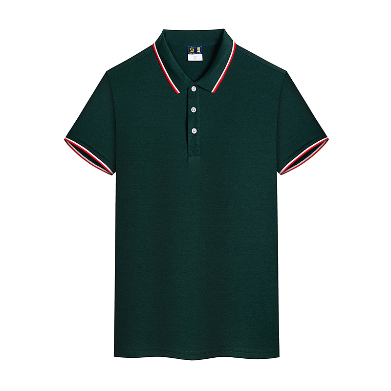 清凉一夏爽肤翻领短袖文化衫广告衫团体工作服活动服支持印制logo