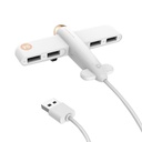 空军一号usb hub扩展器2.0电脑集线器1拖4飞机分线器 礼品定制