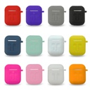 适用苹果耳机保护套 无线蓝牙耳机Airpods1代2代硅胶防摔壳厚款