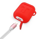 适用苹果耳机保护套 无线蓝牙耳机Airpods1代2代硅胶防摔壳厚款