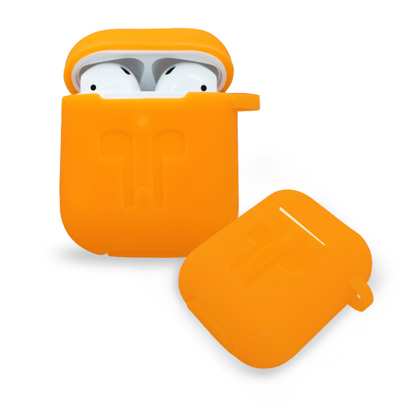 适用苹果耳机保护套 无线蓝牙耳机Airpods1代2代硅胶防摔壳厚款