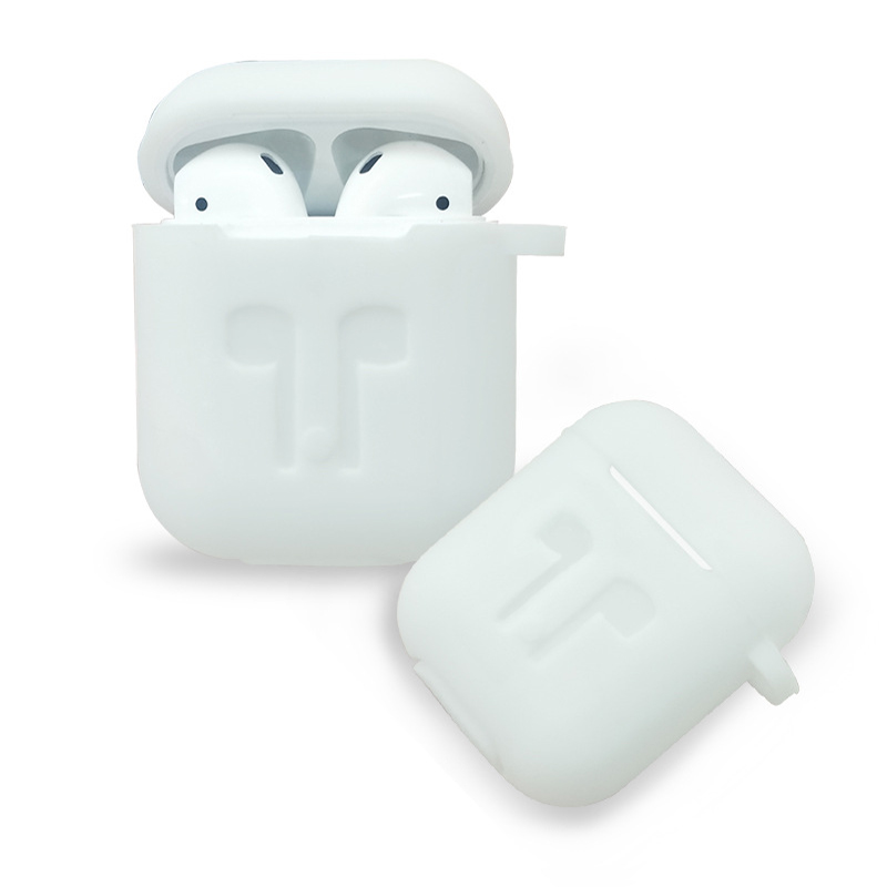 适用苹果耳机保护套 无线蓝牙耳机Airpods1代2代硅胶防摔壳厚款