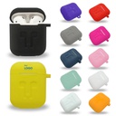 适用苹果耳机保护套 无线蓝牙耳机Airpods1代2代硅胶防摔壳厚款