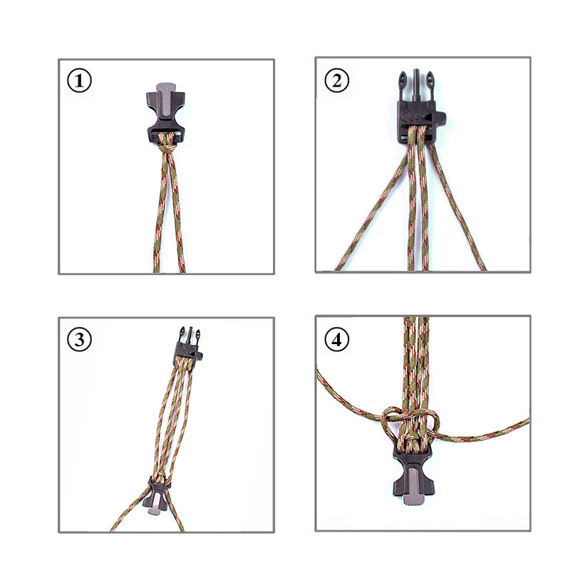 伞绳手表手链户外时间工具多功能求生绳索荒野冒险手环手绳