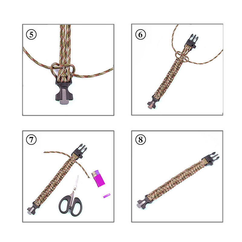 伞绳手表手链户外时间工具多功能求生绳索荒野冒险手环手绳
