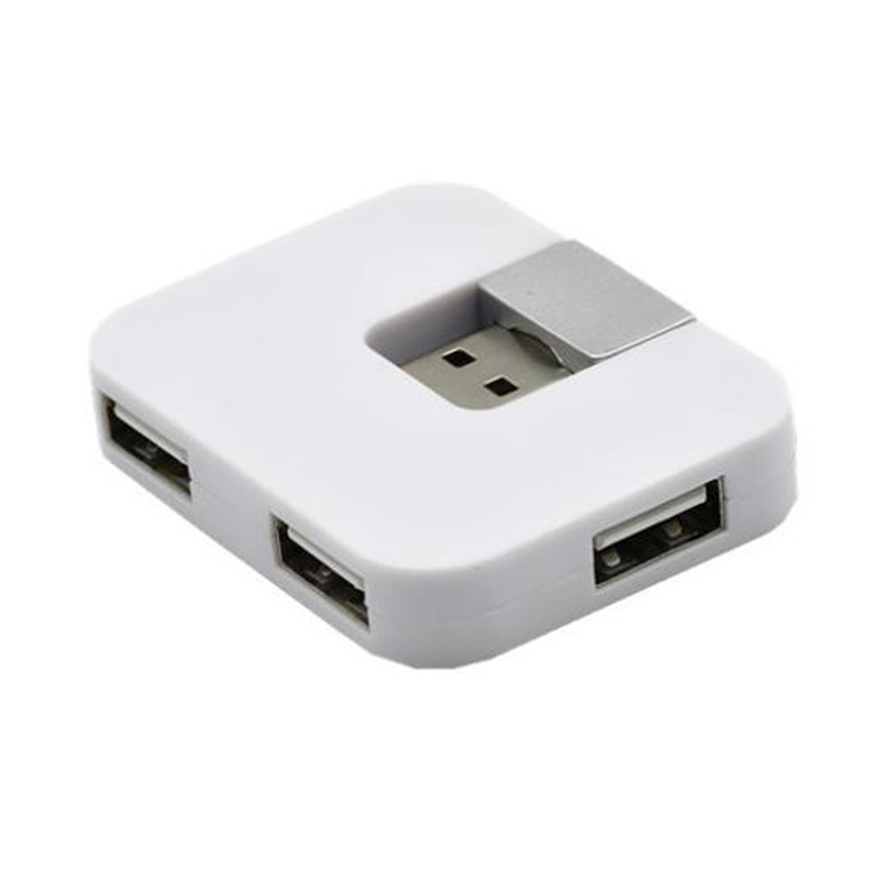 旋转USB分线器usb hub 旋转USB2.0HUB一拖4口车载U盘集线器扩展器
