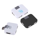 旋转USB分线器usb hub 旋转USB2.0HUB一拖4口车载U盘集线器扩展器