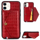 适用iPhone x插卡手机壳 纯色简约多功能保护壳苹果7 8plus皮套