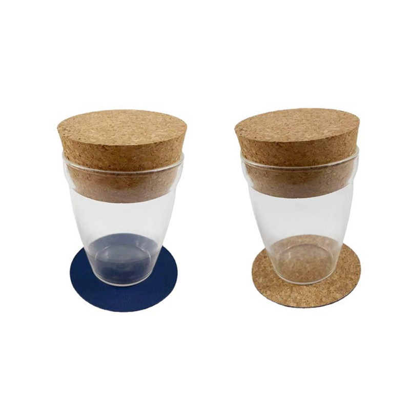 厂家直供PVC皮革杯垫 皮革软木杯垫 防水双用皮革杯垫 支持订做