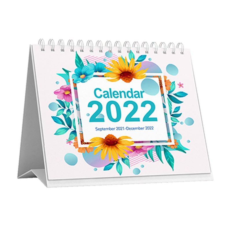 创意日历2021-2022年全英文台历定制美国假期台历亚马逊跨境台历