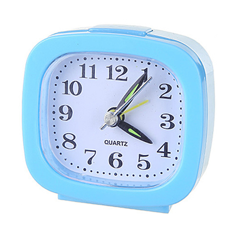 方形闹钟学生起床闹铃唤醒电子计时塑料数字指针儿童定时器现货