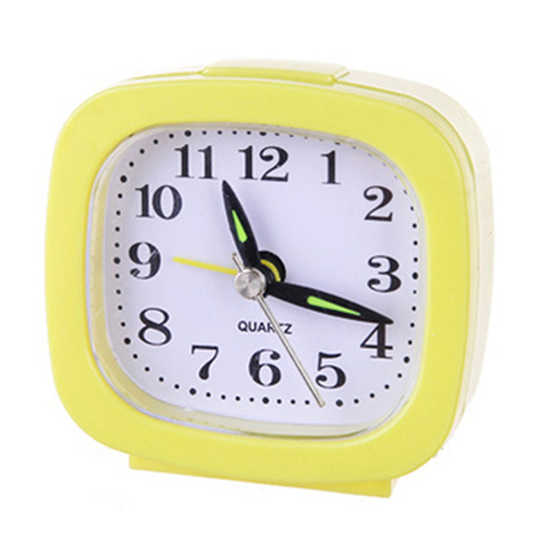 方形闹钟学生起床闹铃唤醒电子计时塑料数字指针儿童定时器现货
