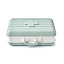 HOB2050 - Wheat Suitcase Pill Storage Box 创意款RB260M便携迷你旅行箱小药盒六格翻盖药品保健盒亚马逊货源