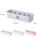 HOB6054 - Multifunction Closet Organizer 可叠加无盖分格袜子收纳盒塑料内衣内裤储物盒桌面抽屉整理盒家用