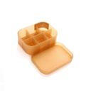 HOB6035 - Frosted Matte Storage Box with Lid 塑料磨砂透明收纳盒 带盖化妆品面膜收纳盒 桌面多功能地摊收纳盒