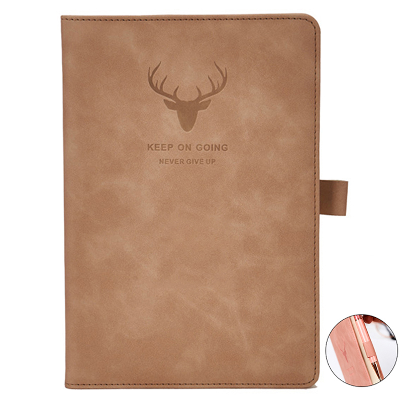 PSN1005 - A5 Business Notepad with Pen 咔巴熊可定制a5笔记本子超厚商务记事本简约加厚大学生日记本办公