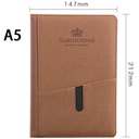 PSN1035 - Corporate Journal Notebook with Jacket Sleeve 商务手机插袋记事本创意A5笔记本定制印logo办公会议记录本日记本