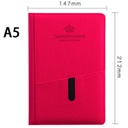 PSN1035 - Corporate Journal Notebook with Jacket Sleeve 商务手机插袋记事本创意A5笔记本定制印logo办公会议记录本日记本