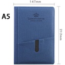 PSN1035 - Corporate Journal Notebook with Jacket Sleeve 商务手机插袋记事本创意A5笔记本定制印logo办公会议记录本日记本