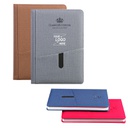 PSN1035 - Corporate Journal Notebook with Jacket Sleeve 商务手机插袋记事本创意A5笔记本定制印logo办公会议记录本日记本