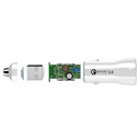 新款车载充电器双USBQC3.0快充汽车用手机点烟器车充平板导航支架