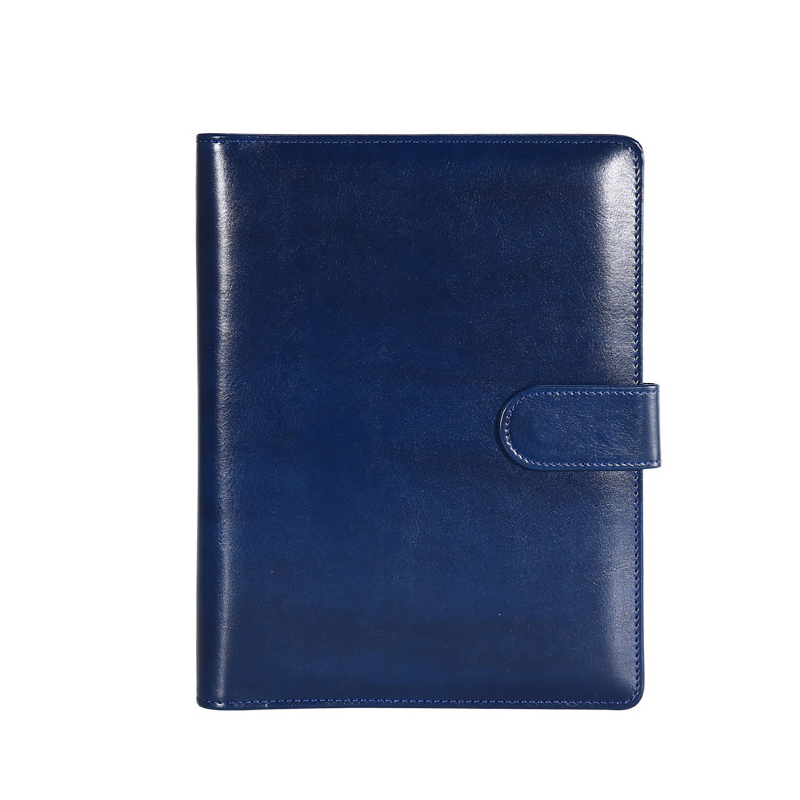 PSN1010 - Loose-leaf Notebook with Multi-function Leather Sleeve 商务活页多功能记事PU皮面本笔记本日记本