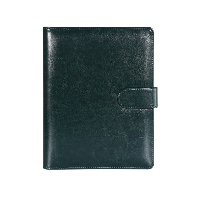 PSN1010 - Loose-leaf Notebook with Multi-function Leather Sleeve 商务活页多功能记事PU皮面本笔记本日记本