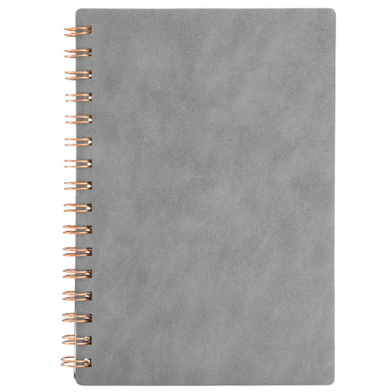 PSN1019 - Faux Leather 360-degree Spiral Notebook 工厂直销a5仿皮皮面线圈本日记本 侧翻360度旋转笔记本可定制