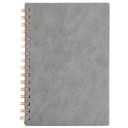 PSN1019 - Faux Leather 360-degree Spiral Notebook 工厂直销a5仿皮皮面线圈本日记本 侧翻360度旋转笔记本可定制