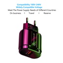 单口 快充闪充 智能手机充电器5V/3A充电头欧规 美规 快充QC3.0