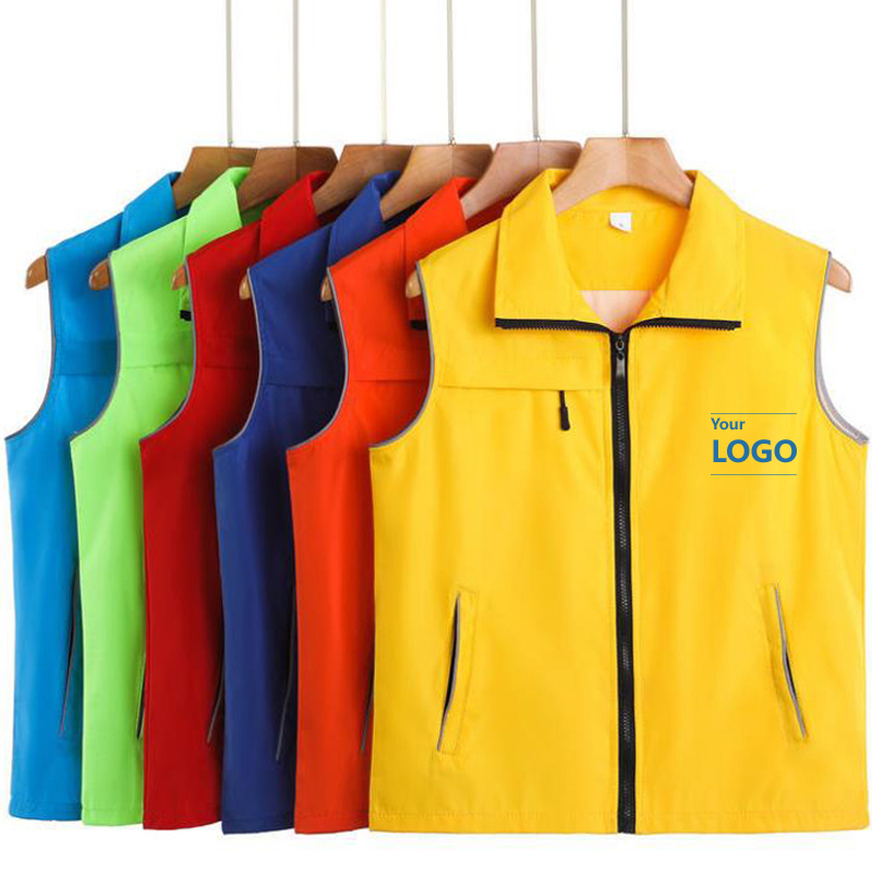 志愿者马甲 团体广告义工促销服定制logo 厂家直供反光马甲工作服